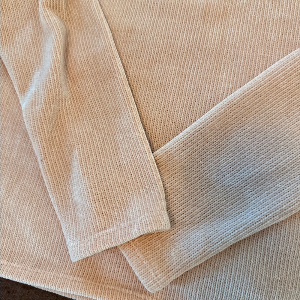 Express Light Pink Ribbed Sweater - Picture 5 of 5